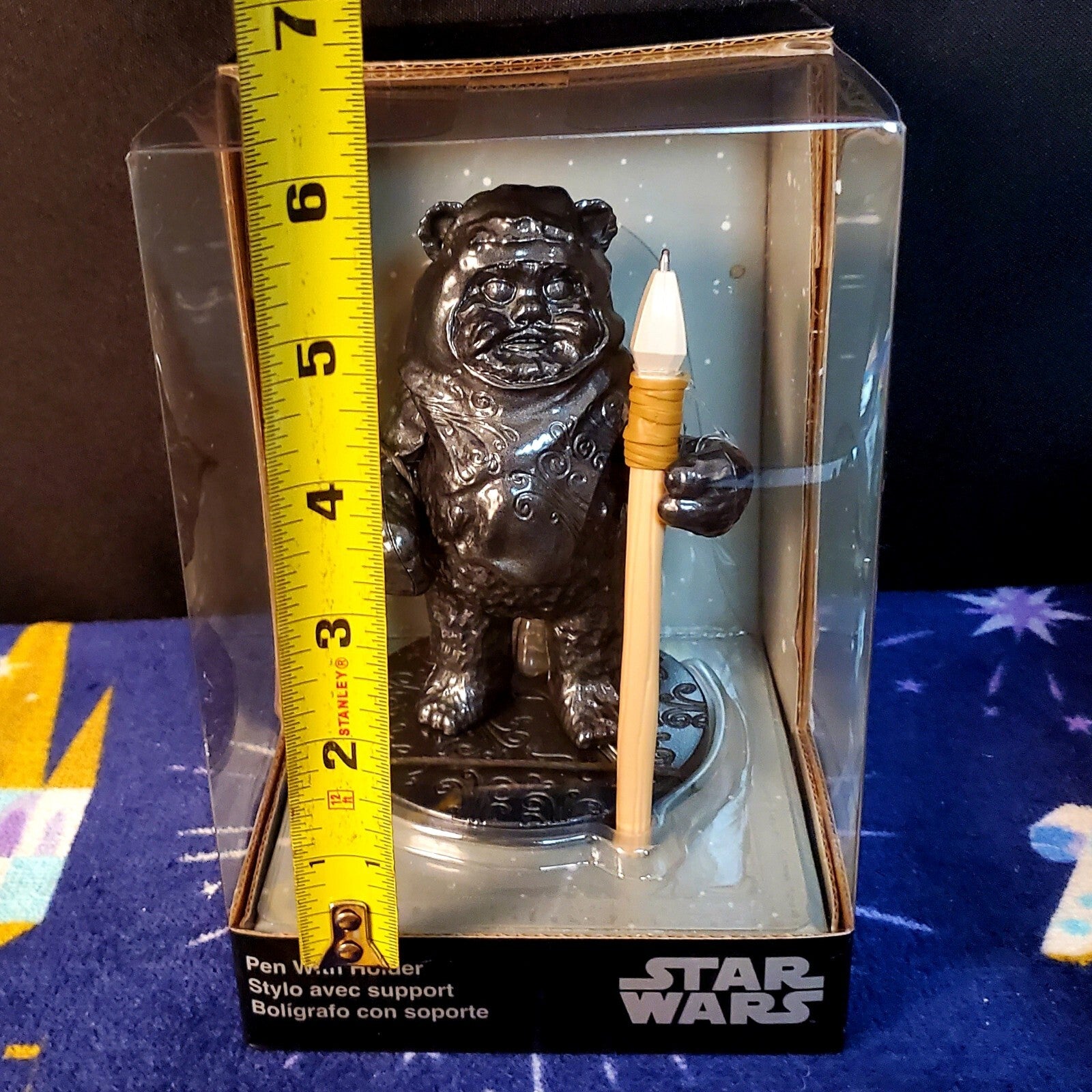 2022 Disney Parks Star Wars Saga Ewok Figure Holder With Pen New