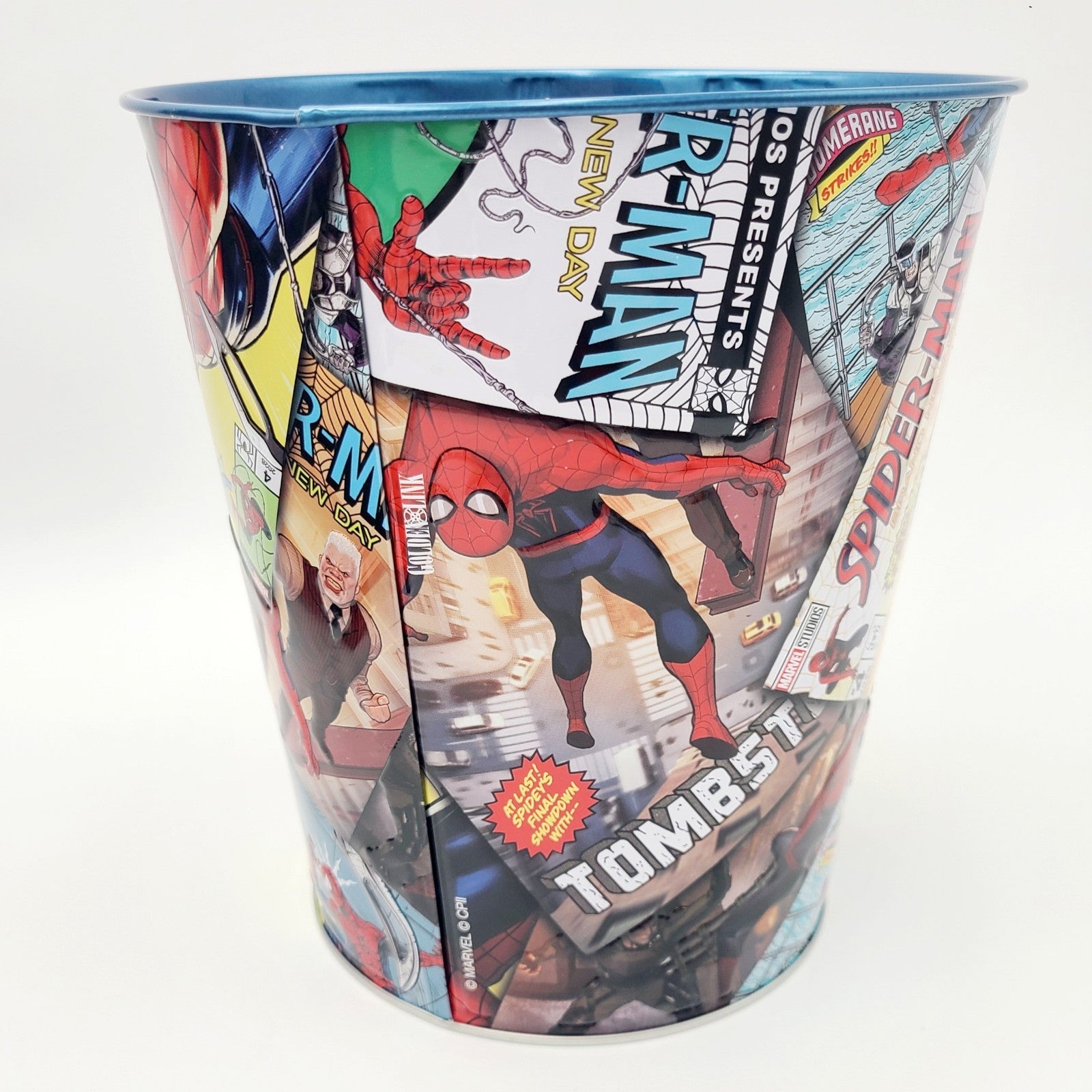 Spider-Man Brand New Day Comic Book Art Tin Popcorn Bucket & Cup Combo Cinemark