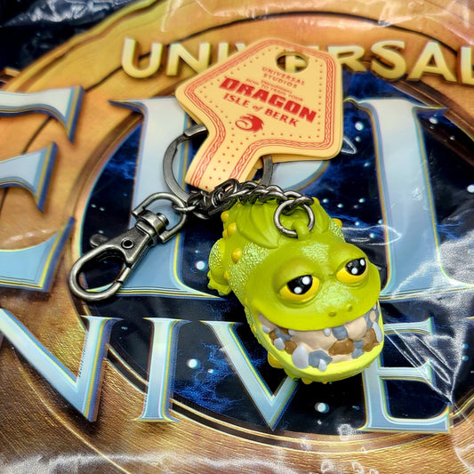 *Green Gronckle Keychain* EPIC Universe Universal How to Train Your Dragon NEW