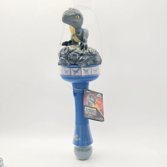 *Bubble Wand* Universal Studios Orlando Jurassic World Park Raptor Blue Dinosaur