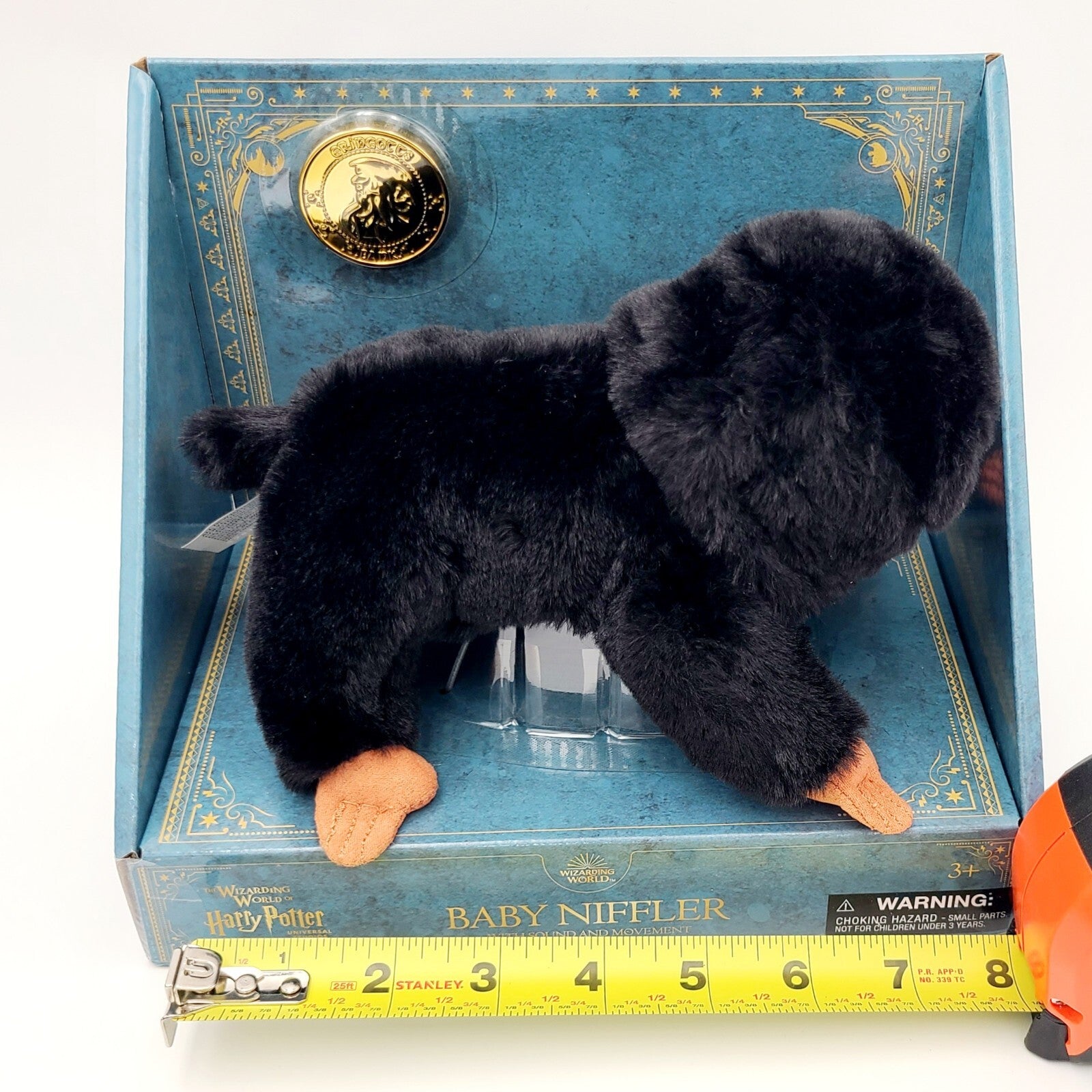 NEW Universal Studios Harry Potter Baby Niffler Shoulder Plush Sound & Movement