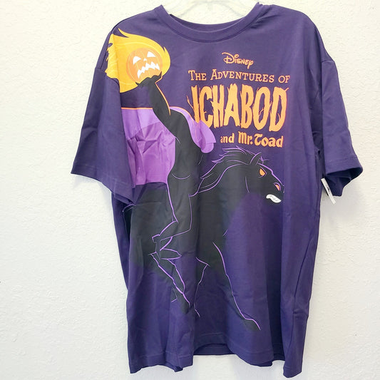 LARGE Disney Park 2026 Adventures Of Ichabod & Mr Toad Headless Horseman T-Shirt