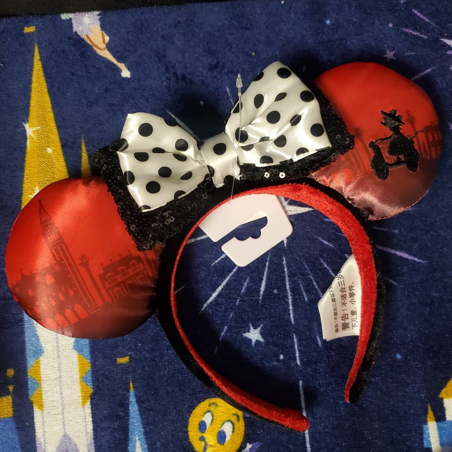 2021 Disney Parks Ciao Bella EPCOT Italy Showcase Minnie Mouse Ears Headband NEW