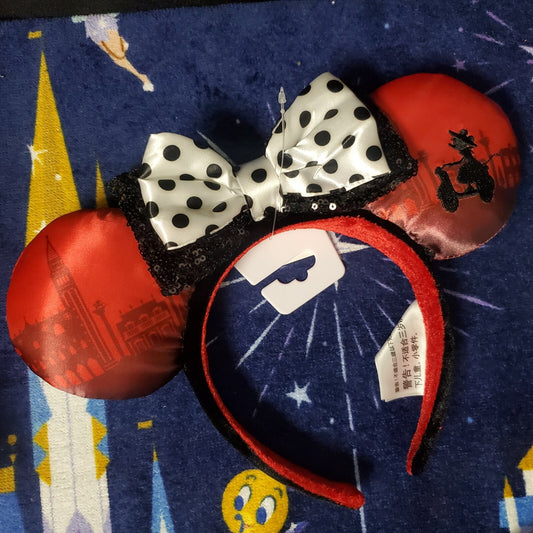 2021 Disney Parks Ciao Bella EPCOT Italy Showcase Minnie Mouse Ears Headband NEW