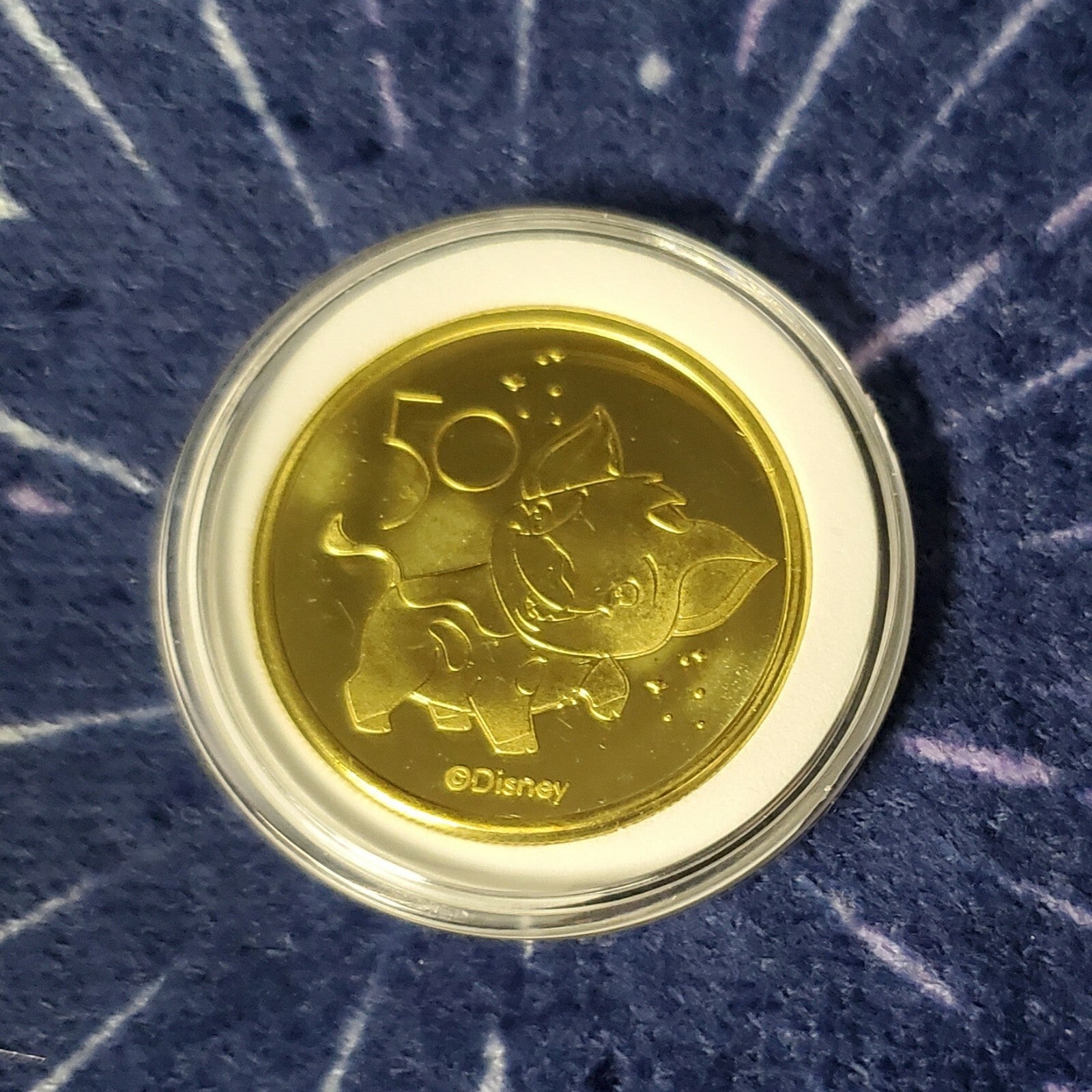 *Pua Pig & Hei Hei* Walt Disney World Park 50th Anniversary Commemorative Coin