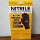 2 PAIRS Large Reusable Breathable Utility Gloves - Working Auto Nitrile Coated
