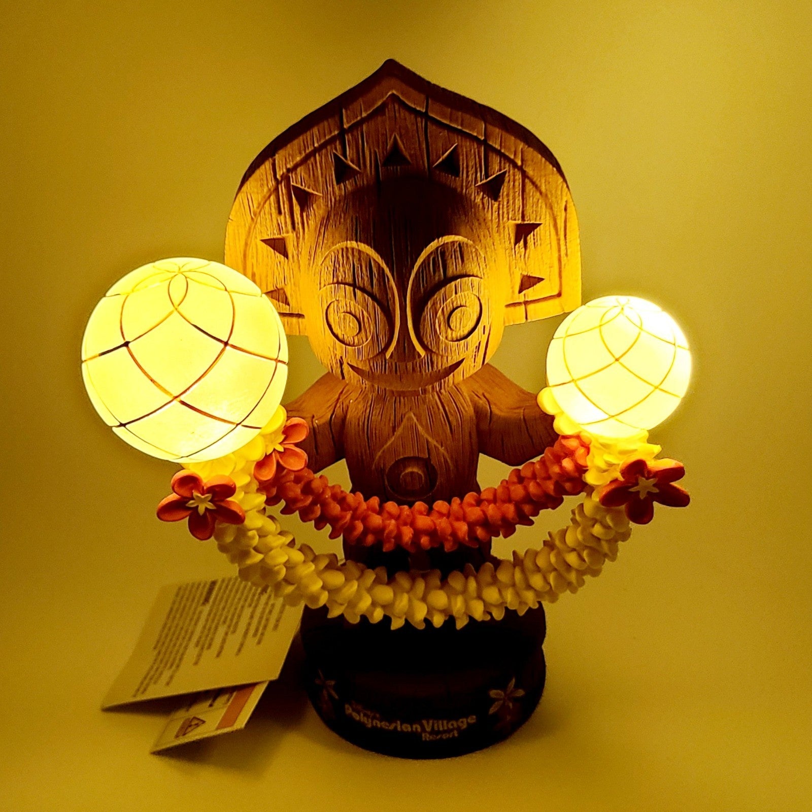 Disney Parks 2025 Polynesian Village Resort Maui Light-Up Tiki Statue Figurine
