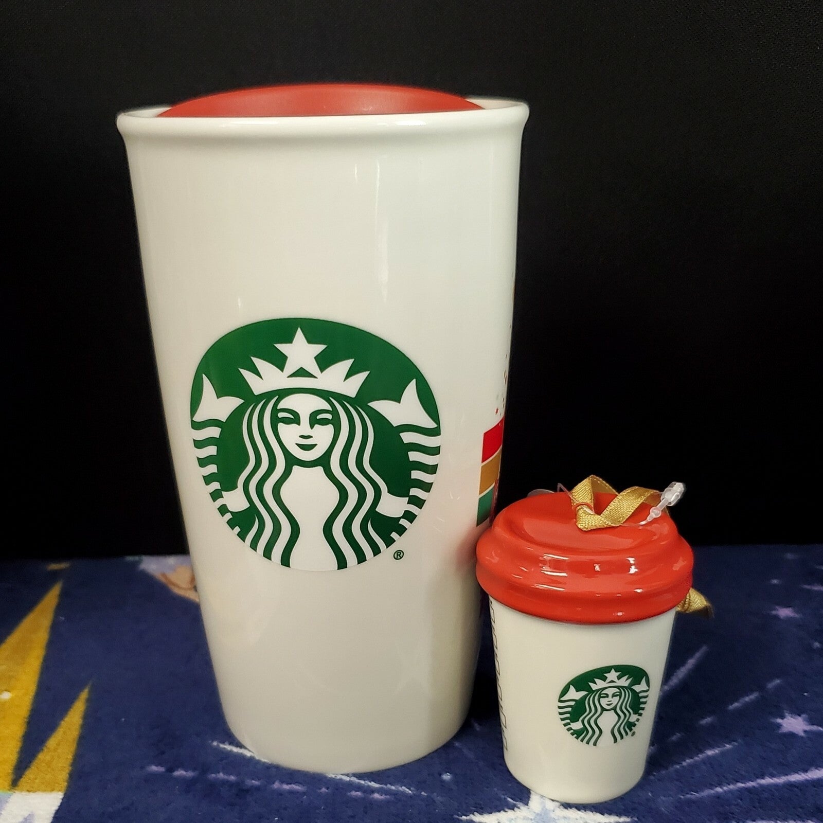 *Tumbler & Ornament* Disney World Parks Holiday Christmas Icons Coffee Starbucks