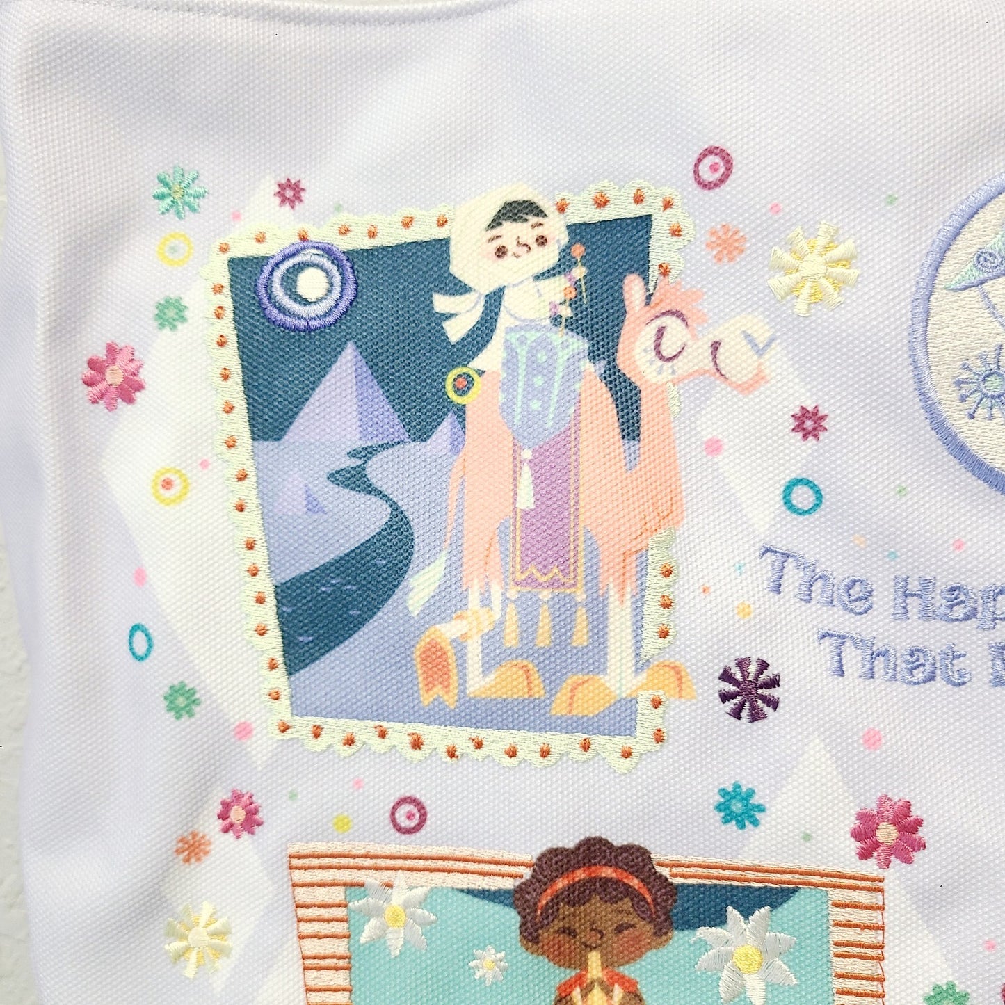2026 Walt Disney World Parks It’s A Small World Collection Canvas Tote Bag New