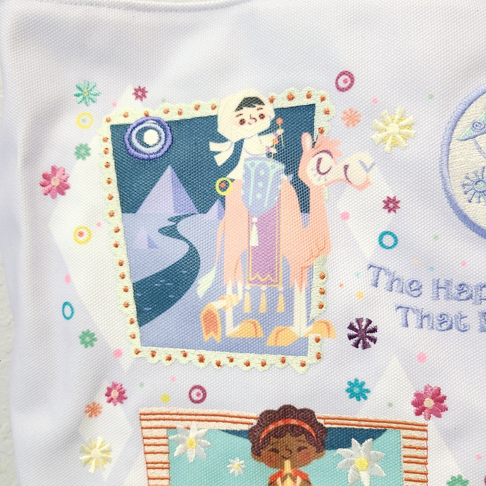 2026 Walt Disney World Parks It’s A Small World Collection Canvas Tote Bag New