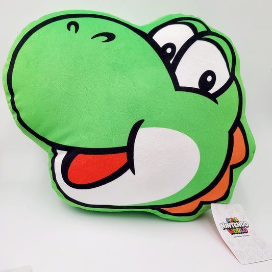 *Yoshi Pillow* Universal EPIC Universe Super Nintendo World Orlando NEW Green