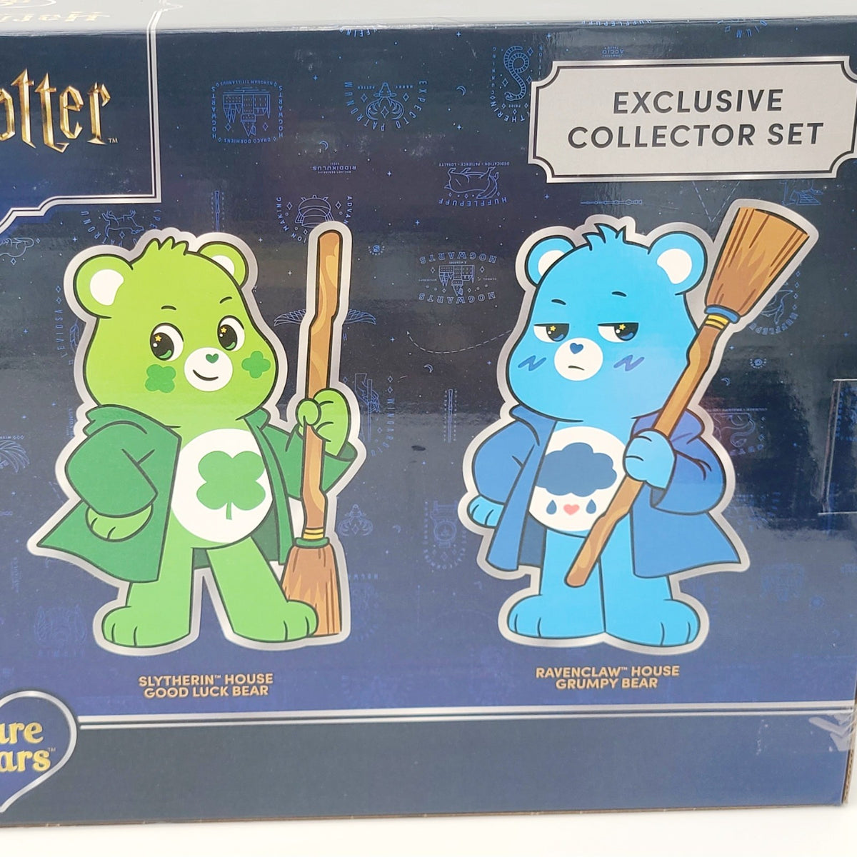 *Set of 4* Harry Potter Care Bear Special Edition Magical Hogwarts Quidditch NEW