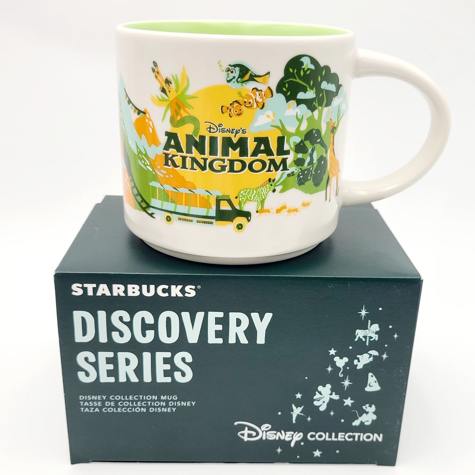*14 oz Mug SET* Disney Parks Starbucks Discovery Series Epcot Magic HS Animal