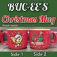 2026 Buc-ee's Beaver Red Ceramic Coffee Mug Christmas Holiday Believe 12oz Bucee