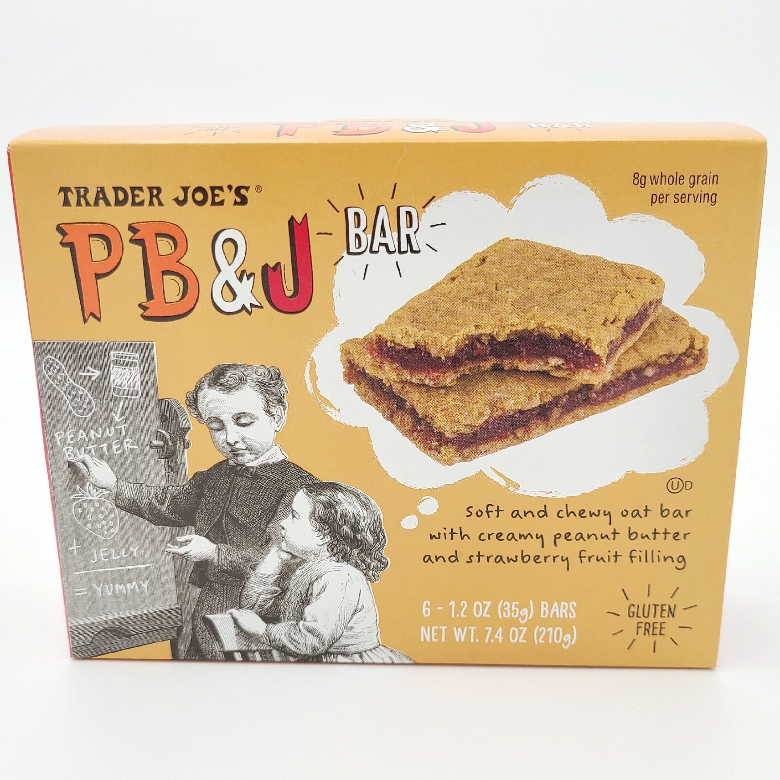 *2 Boxes* Trader Joe’s PB & J Bar Gluten Free Peanut Butter Strawberry Filling