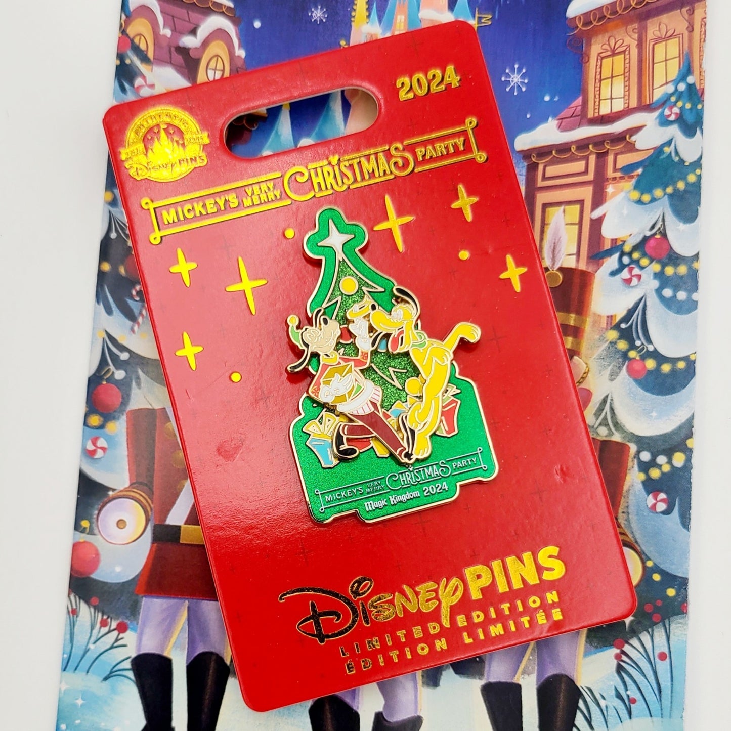 *4 Pin Set* 2024 Disney Parks Mickeys Very Merry Christmas Party Soldiers Minnie