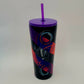 Walt Disney World Parks TRON Lightcycle Runner Tumbler Cup With Straw Lid New