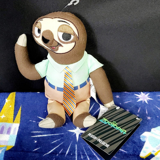 NEW Walt Disney World Parks Flash the Sloth Plush – Zootopia – Small NWT