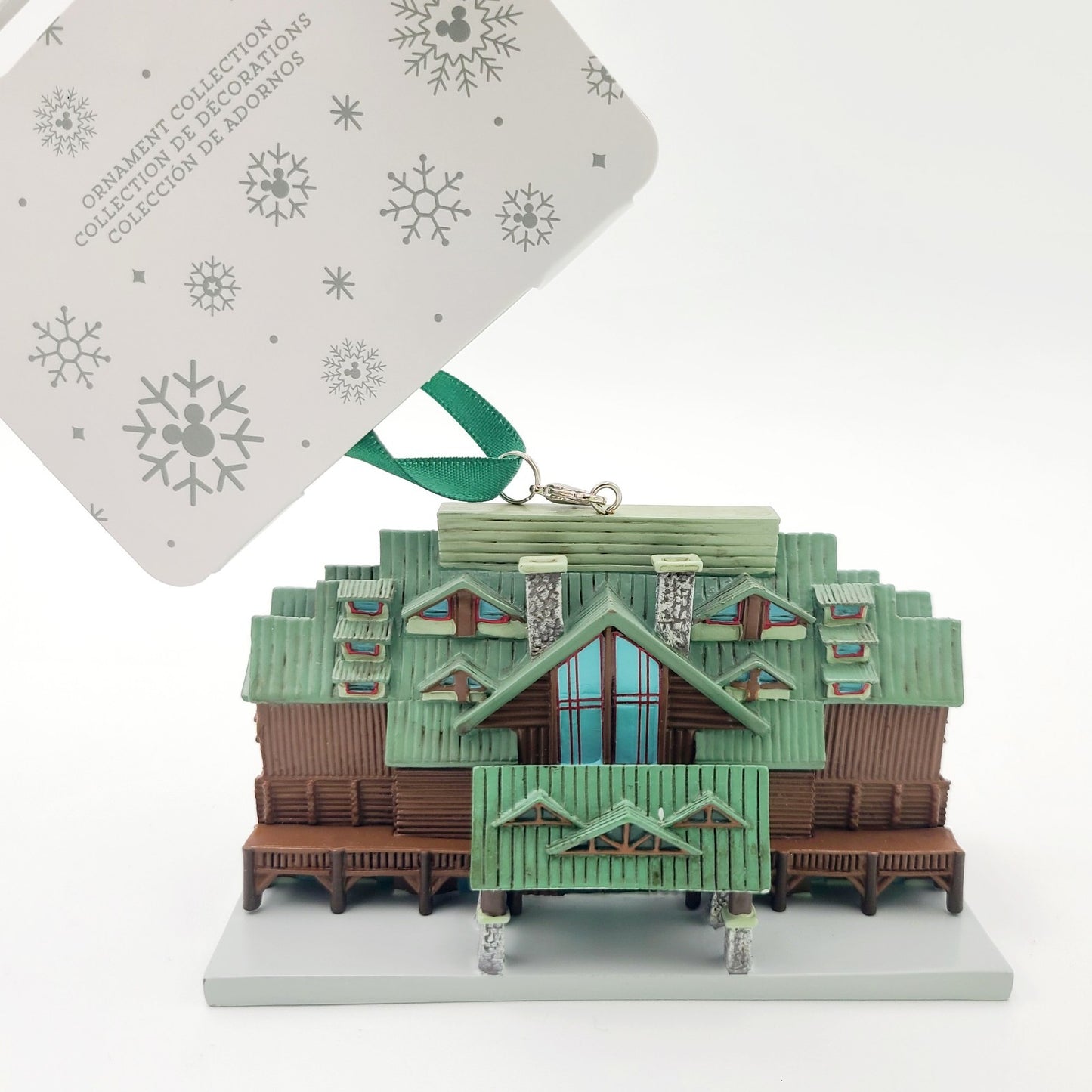 NEW Disney Parks Mickey & Minnie Mouse Wilderness Lodge Resort House Ornament
