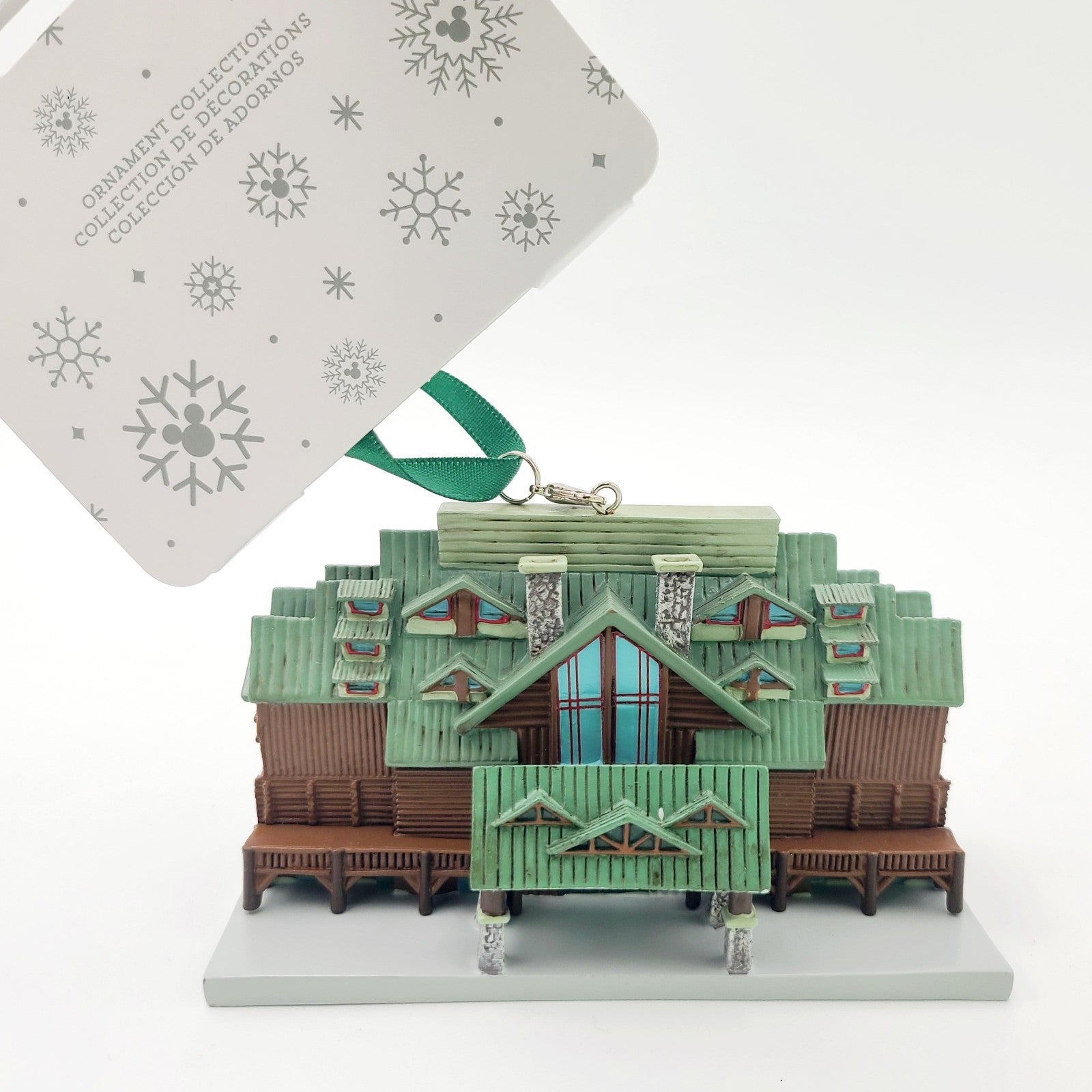 NEW Disney Parks Mickey & Minnie Mouse Wilderness Lodge Resort House Ornament