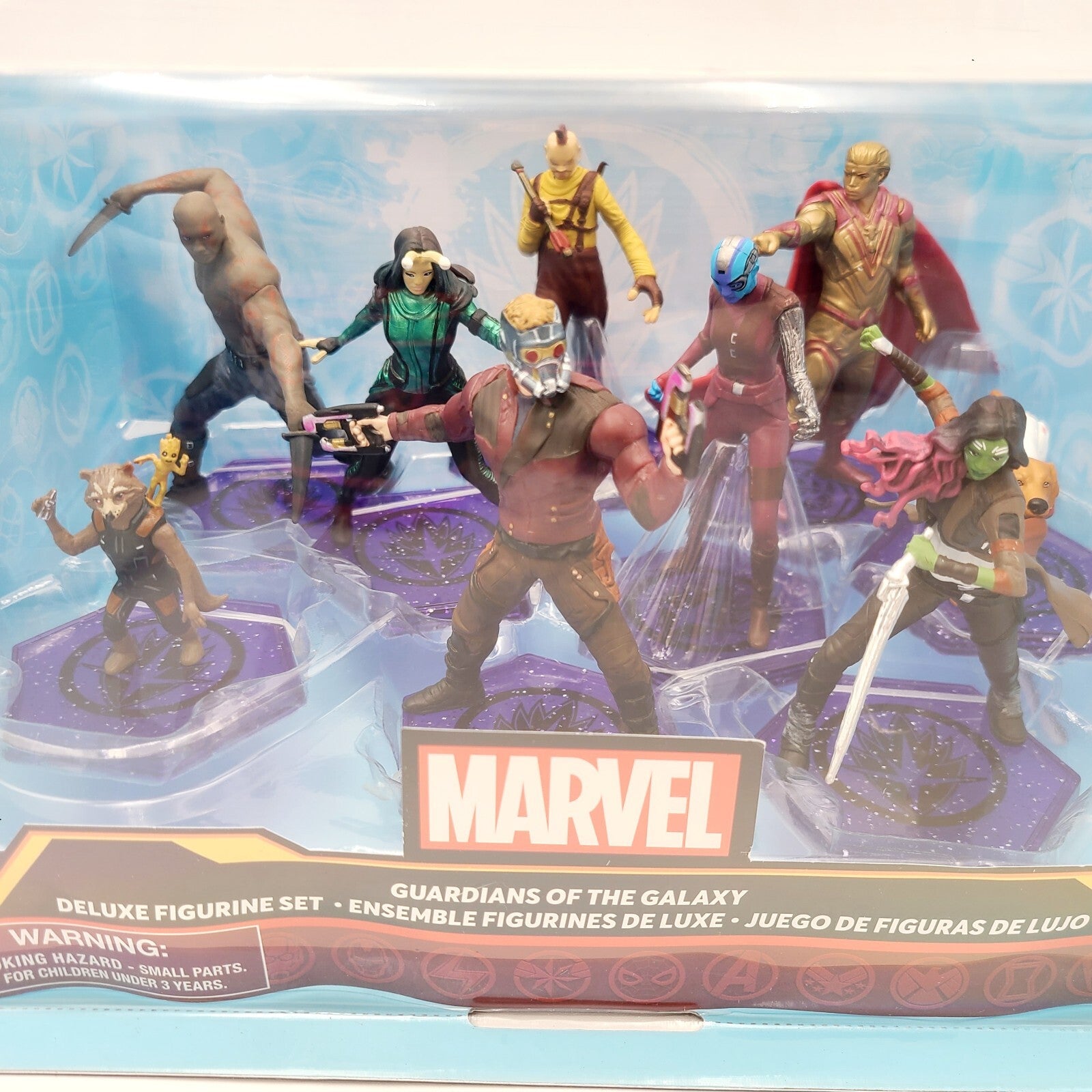 Disney Park Marvel Guardians of the Galaxy Vol. 3 Deluxe Figure Set Cake Toppers
