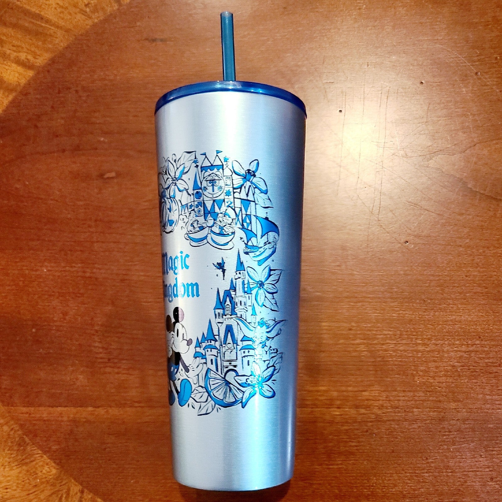 Walt Disney World 4 Park Starbucks Tumbler Magic Kingdom EPCOT Hollywood Animal