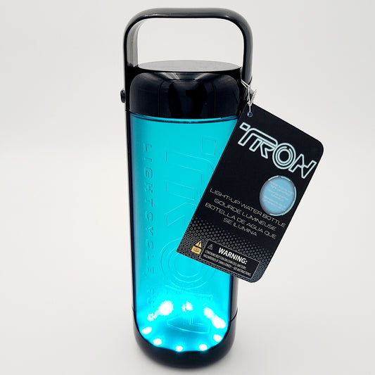 *Light Up Tron Water Bottle* 2023 Disney World Parks Lightcycle Run Ride Tumbler