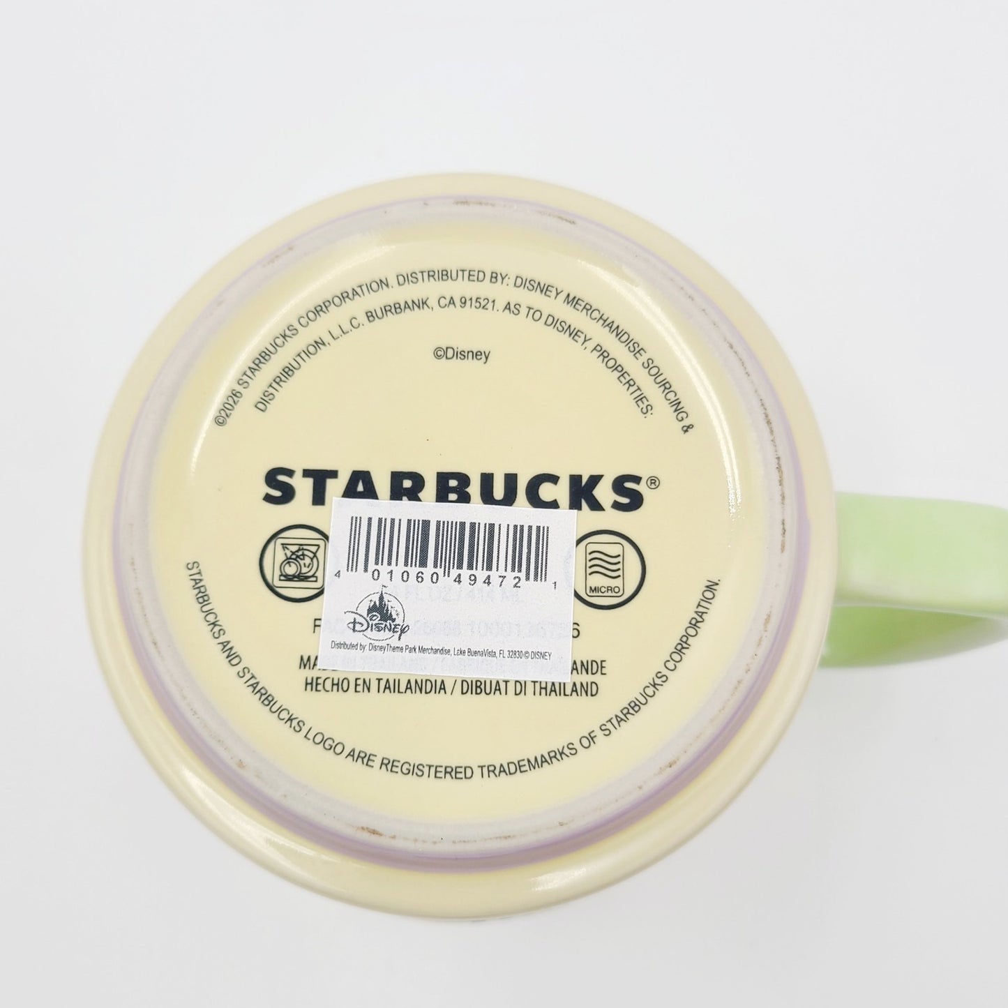 Disney Parks 2026 Starbucks Summertime Castle Lavender Matcha Ceramic Coffee Mug