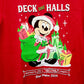 KIDS LARGE Disney World Parks 2024 Mickey's Very Merry Christmas Party Red Shirt