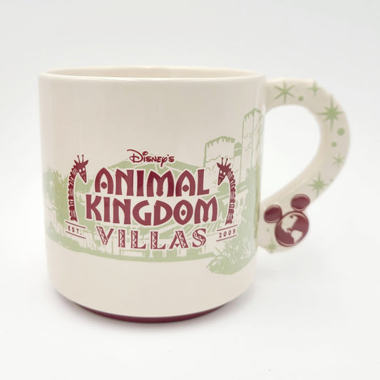 Disney Parks Vacation Club Member DVC Animal Kingdom Villas Lodge Mug Stackable
