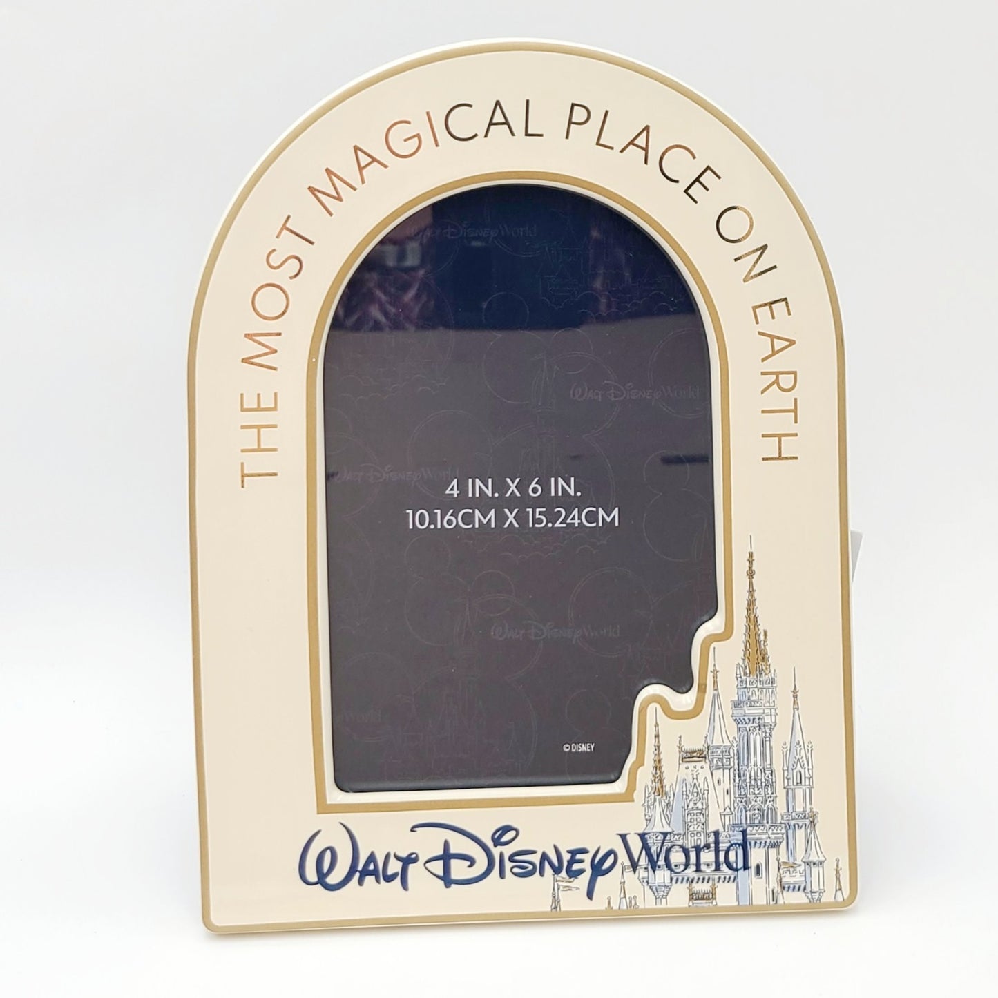 2026 Walt Disney World Park Cinderella Castle Most Magical Place Photo Frame 4x6