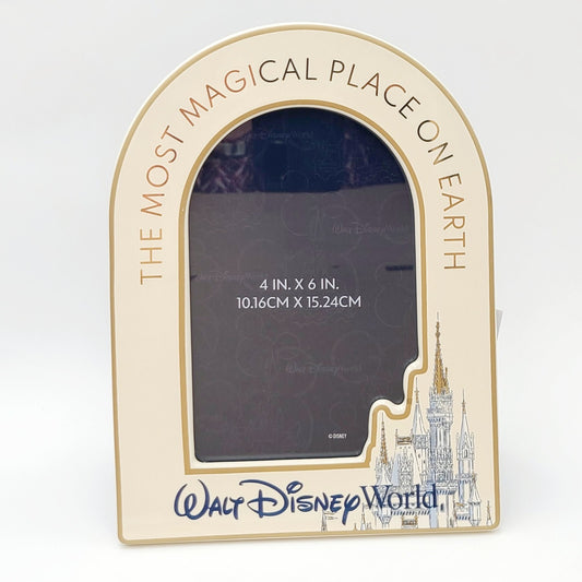 2026 Walt Disney World Park Cinderella Castle Most Magical Place Photo Frame 4x6