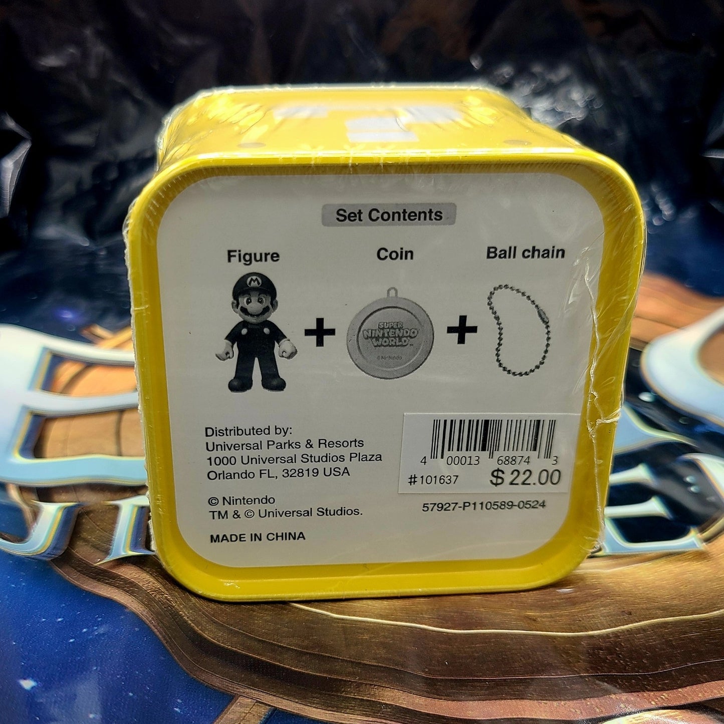*Question Mystery Box Cube* EPIC Universe Super Nintendo World Figure Coin Chain
