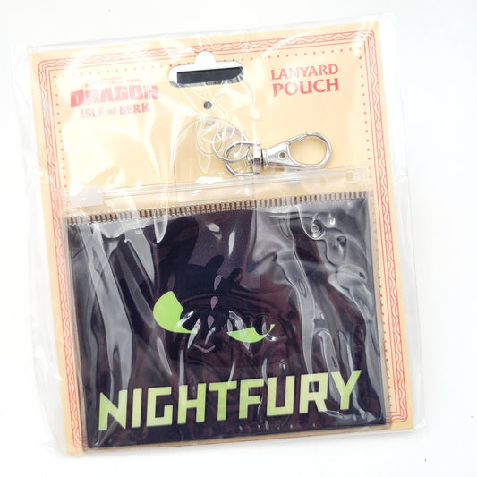EPIC Universe How To Train Your Dragon Toothless Nightfury Lanyard Pouch NEW