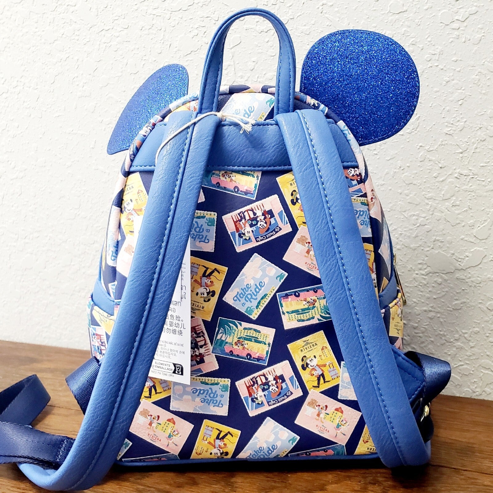 NEW 2023 Disney Parks Riviera Resort Loungefly Backpack Bag Mickey & Minnie NWT