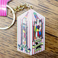 KEYCHAIN Universal Studios Honeydukes Harry Potter Bertie Botts Every Beans Box