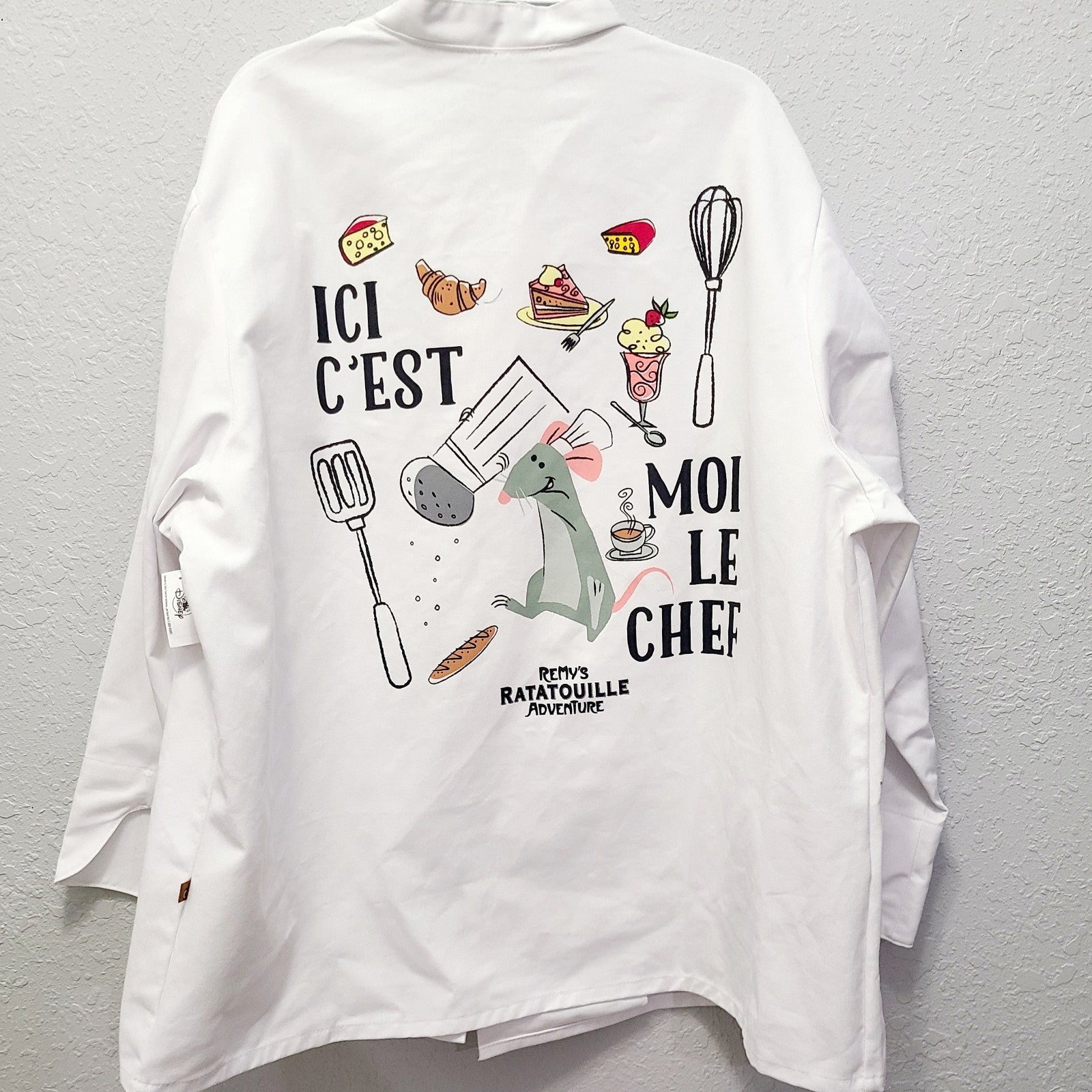 XL Disney World Parks EPCOT Remy's Ratatouille Adventure Chef Coat Jacket Adult