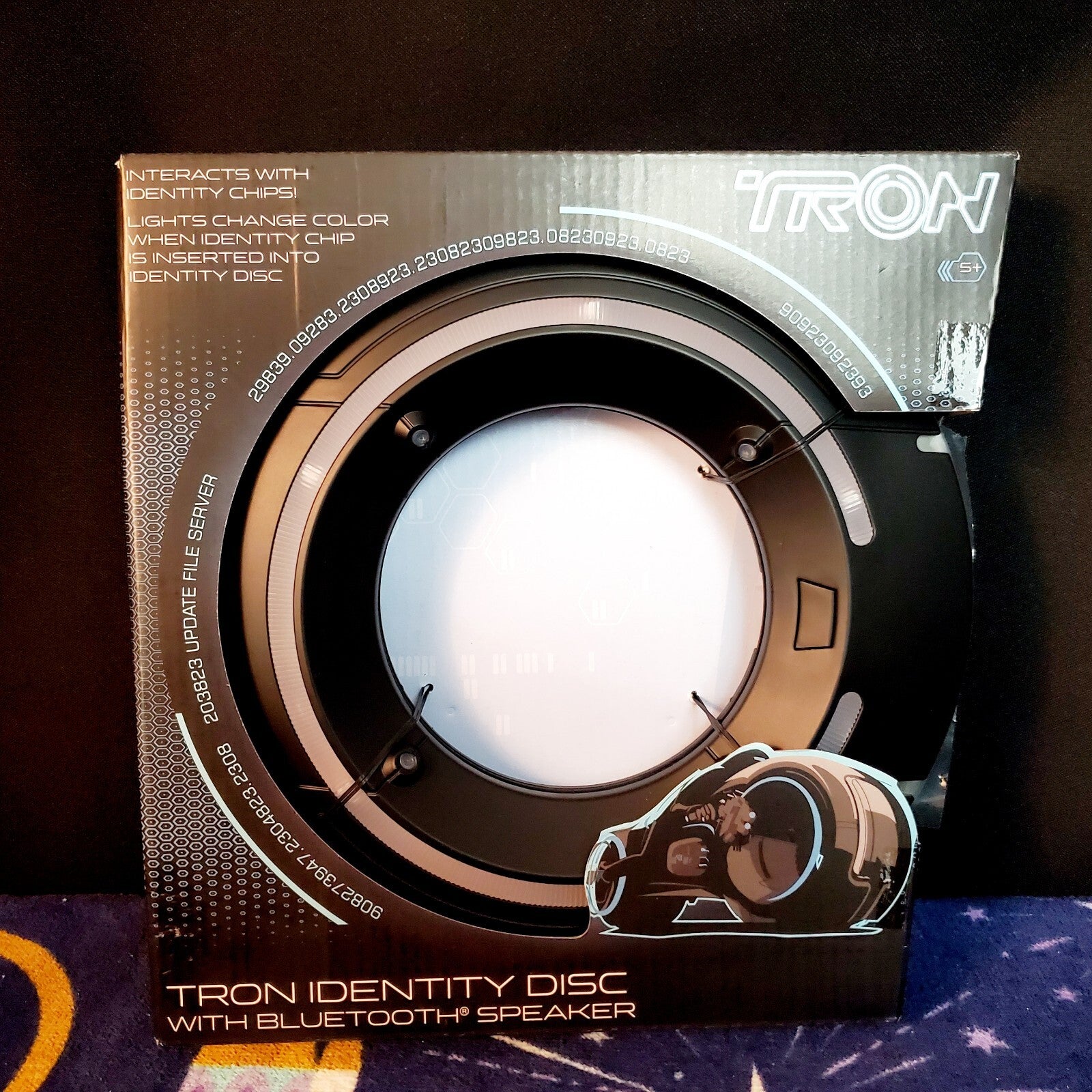 NEW 2023 Disney World Parks Tron Lightcycle Run Identity Disc Bluetooth Speaker
