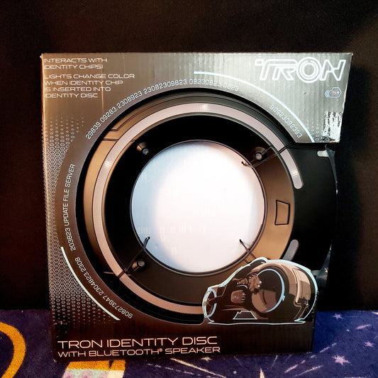 NEW 2023 Disney World Parks Tron Lightcycle Run Identity Disc Bluetooth Speaker