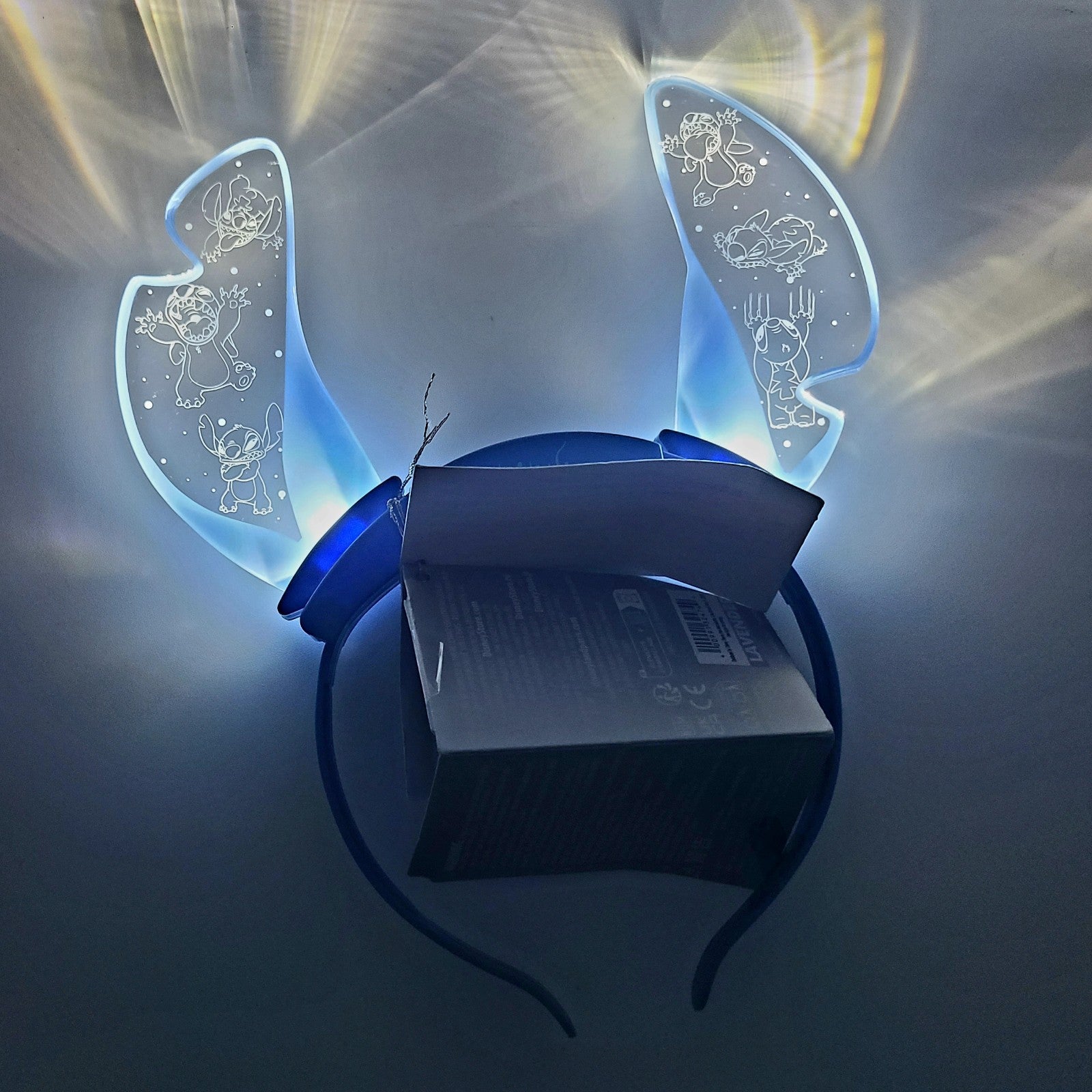 2025 Walt Disney World Parks Lilo & Stitch Glow Light Up Ears Headband Ear NEW