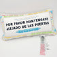 NEW Walt Disney World Parks 2026 Monorail Por Favor Mantengase Throw Pillow WDW