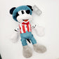 NEW Disney Store Mickey Mouse American Plush USA Patriotic Red White Blue