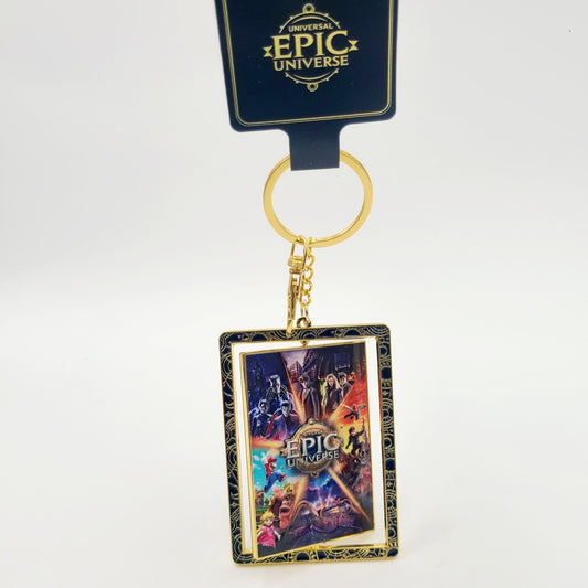 *Spinner Keychain* EPIC Universe Universal Studios 5 Worlds Portals 3D Nintendo