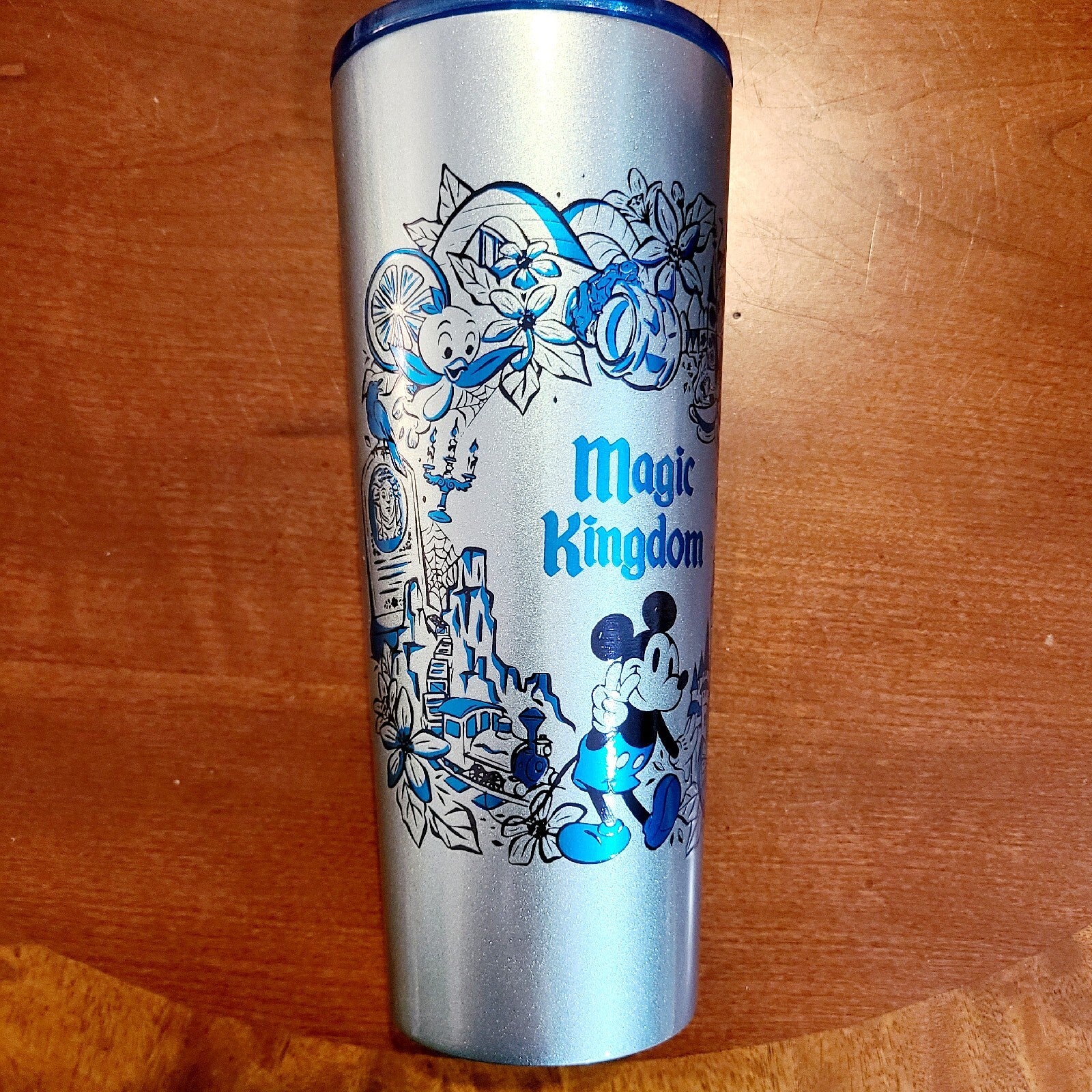 Walt Disney World 4 Park Starbucks Tumbler Magic Kingdom EPCOT Hollywood Animal