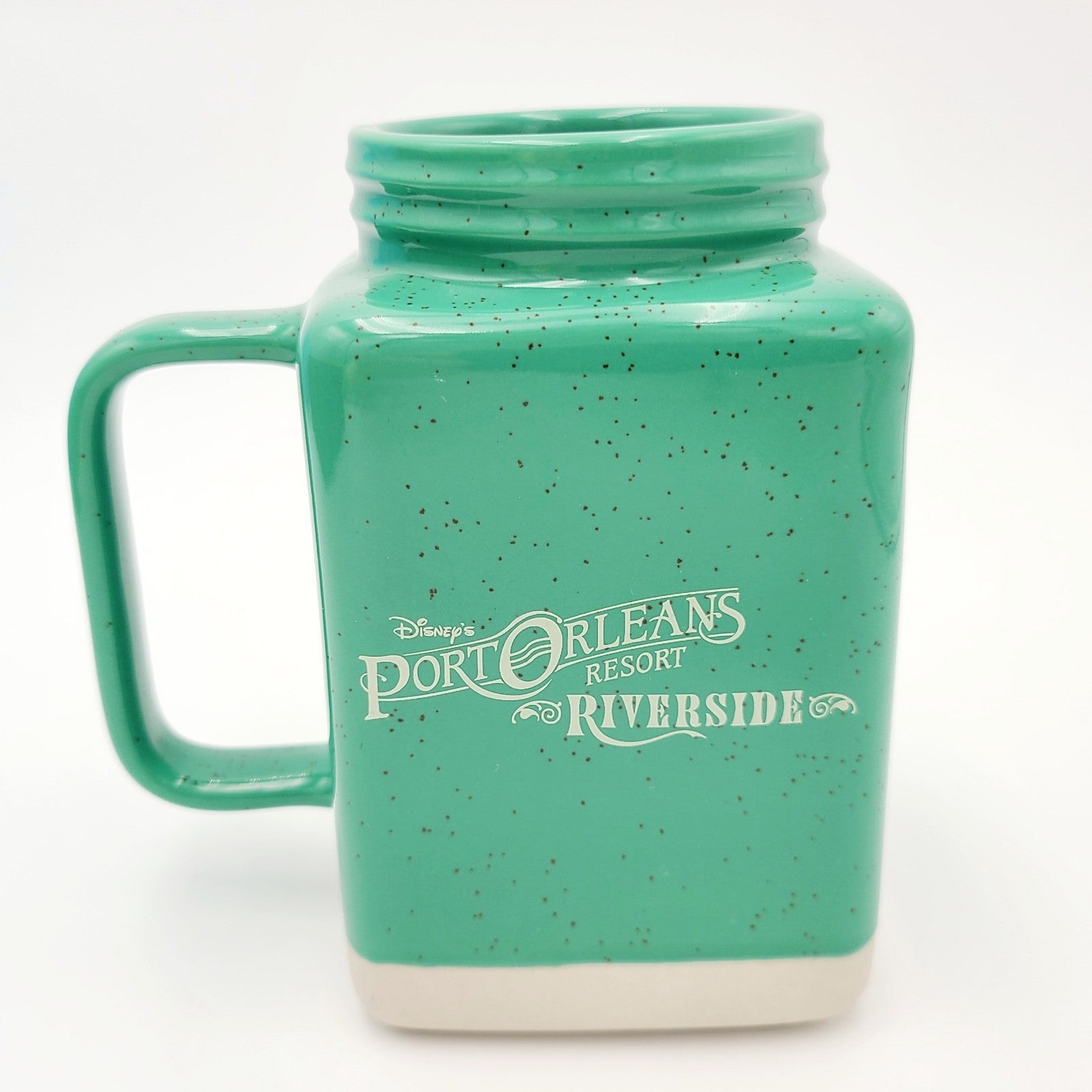 2025 Disney Parks Port Orleans Resort Riverside Mason Jar Ceramic Coffee Mug NEW