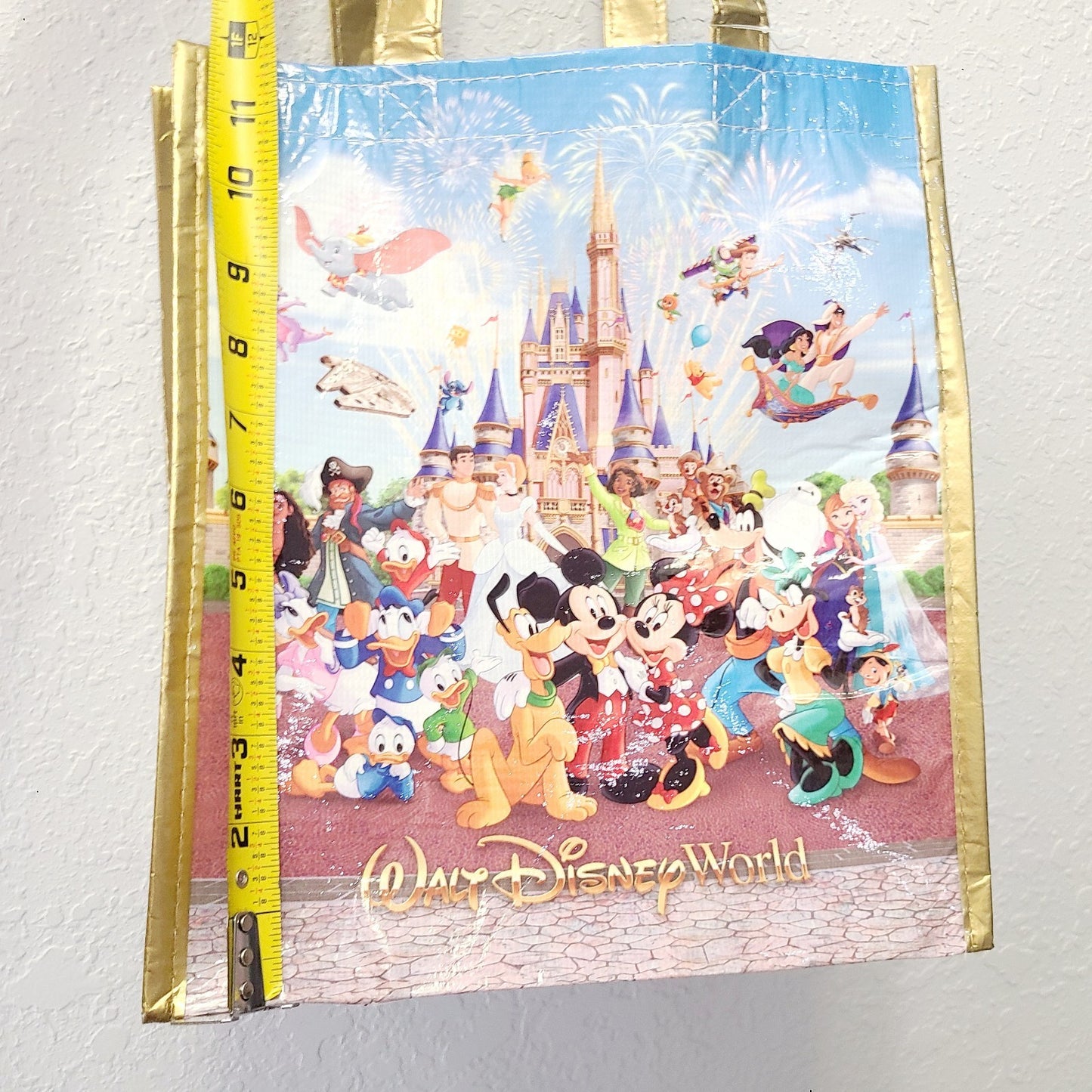 2026 Disney Parks WDW Storybook Castle Mickey & Friends SMALL Reusable Tote Bag