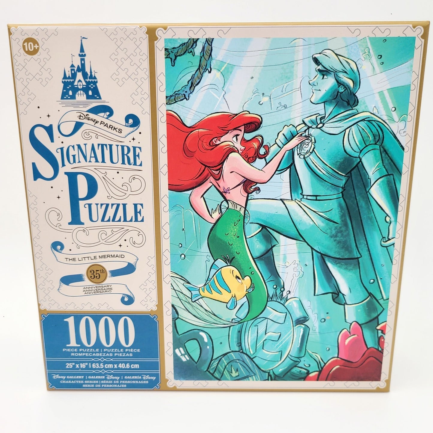 2024 Disney Parks Signature Little Mermaid 35th Thompson 1000 Pc Puzzle New