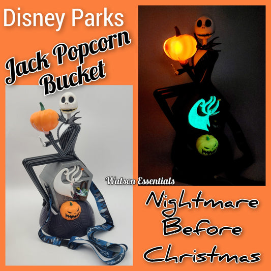 Disney Parks Mickey Not So Scary Halloween Party Jack Skellington Popcorn Bucket