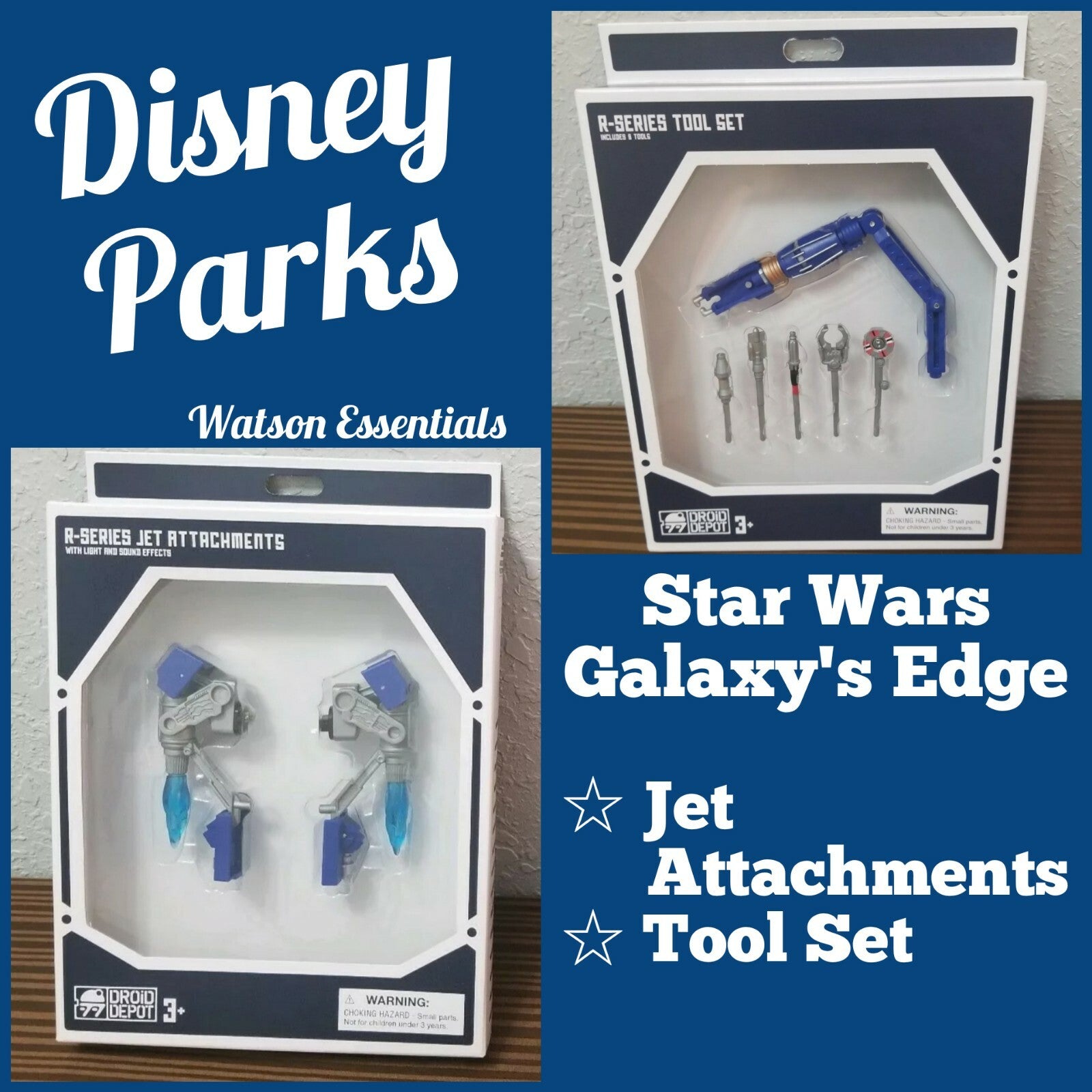 R-Series Jet Attachments & Tool Set for Custom RC Droid Disney Park Galaxy Edge 