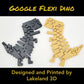 *Choose Color* 3D Printed Chrome DINO Dinosaur T-Rex Flexi Fidget Toy Decor Gift